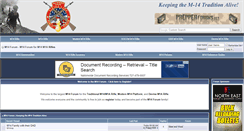 Desktop Screenshot of m14forum.com
